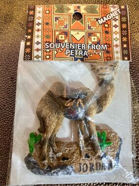 Jordan Camel Souvenir Magnet - Brown